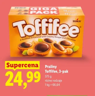 Praliny Toffifee 3-pak promocja w Lidl