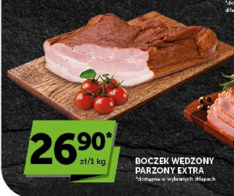 Boczek wędzony parzony extra promocja w Groszek