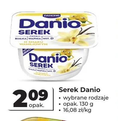 Serek homogenizowany Danone Danio promocja w Odido