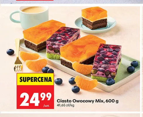 Ciasto Owocowy Mix promocja w Biedronka