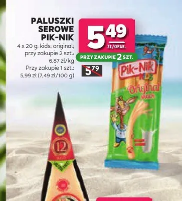 Paluszki serowe Pik-Nik original promocja w Stokrotka