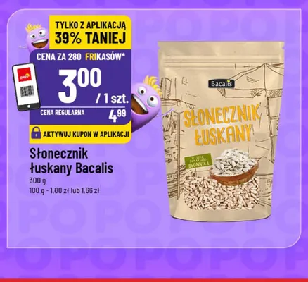 Słonecznik łuskany Bacalis promocja w POLOmarket