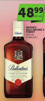 Whisky Ballantine's Finest promocja w Groszek