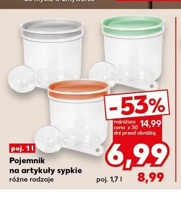 Pojemnik na artykuły sypkie 1 l promocja w Kaufland