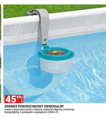 Skimmer powierzchniowy uniwersalny promocja w Merkury Market