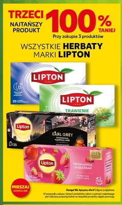 Herbatka ziołowa Lipton Trawienie promocja w Kaufland