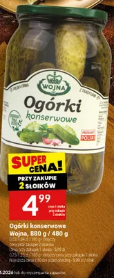 Ogórki konserwowe Wojna promocja w Twój Market
