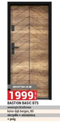 Drzwi BASTION BASIC B75 promocja w Merkury Market