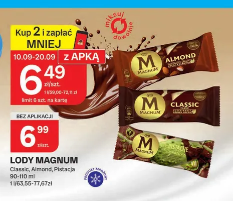 Lody Magnum Classic promocja w Chorten