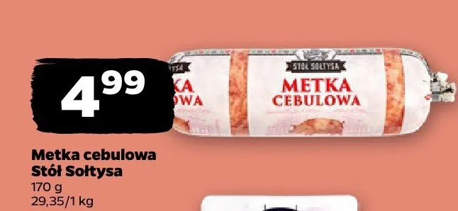 Metka cebulowa Stół Sołtysa promocja w Netto
