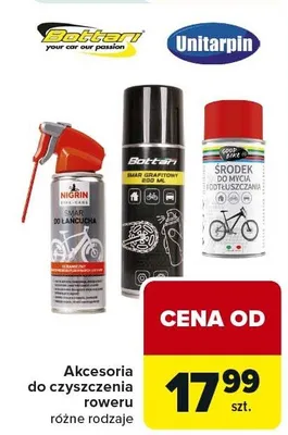 Akcesoria do czyszczenia roweru różne rodzaje promocja w Carrefour
