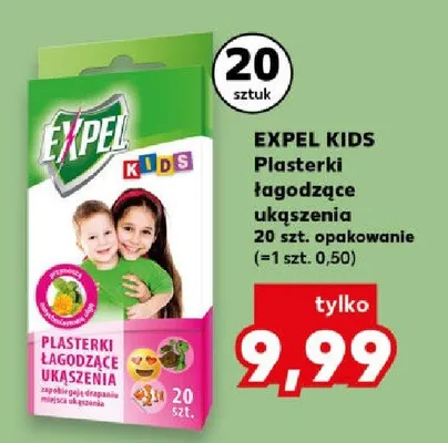 Plasterki łagodzące ukąszenia 20szt. opakowanie promocja w Kaufland