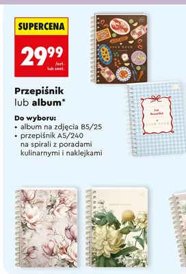 Przepiśnik lub album promocja w Biedronka