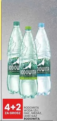 Woda lekko gazowana Rodowita promocja w Wafelek
