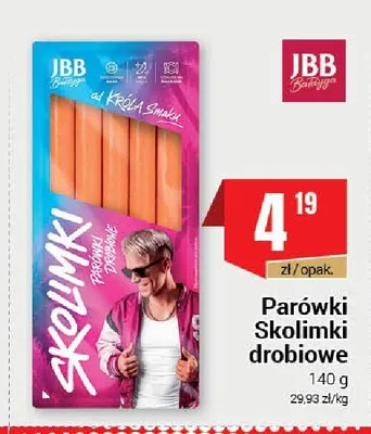 Parówki Skolimki drobiowe JBB Bałdyga promocja w Premium Nasz Sklep