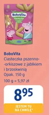 Ciasteczka pszenno-orkiszowe z jabłkiem i brzoskwinią promocja w Drogerie DM