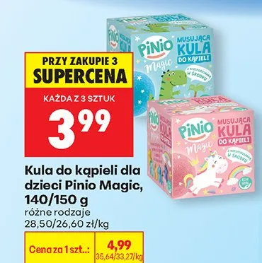 Kula do kąpieli Magic niebieska promocja w Biedronka