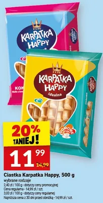 Ciastka Karpatka Happy promocja w Twój Market