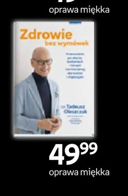 Książka Zdrowie bez wymówek Dr Tadeusz Oleszczuk promocja w Empik