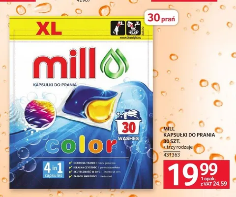 Kapsułki do prania kolor Domol promocja w Selgros
