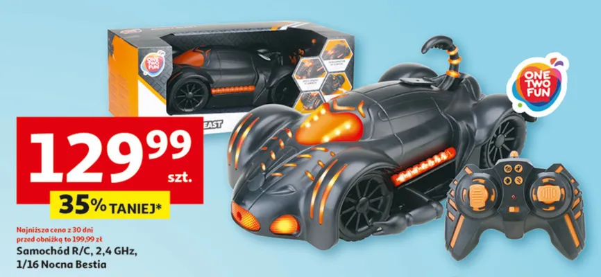 Samochód R/C, 2,4 GHz, 1/16 Nocna Bestia promocja w Auchan