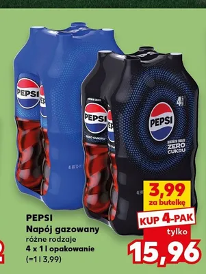 Napój gazowany Pepsi 4-pak promocja w Kaufland