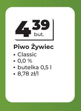 Piwo bezalkoholowe Żywiec promocja w Odido