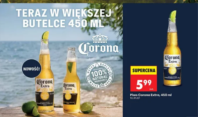 Piwo Corona Extra promocja w Biedronka