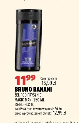 Żel pod prysznic Magic Man Bruno Banani promocja w Drogerie Natura