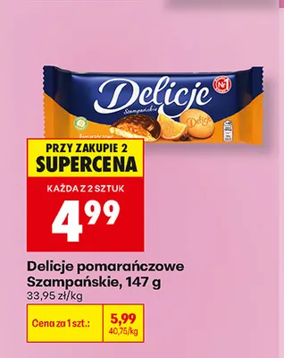 Delicje pomarańczowe Szampańskie promocja w Biedronka