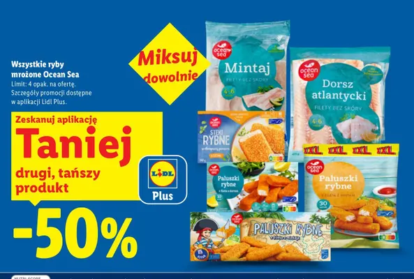 Paluszki rybne z fileta z mintaja Ocean Sea promocja w Lidl