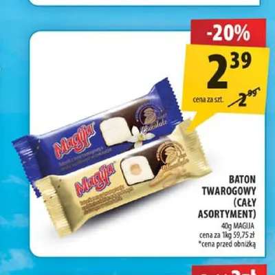 Baton twarogowy Magija promocja w Arhelan