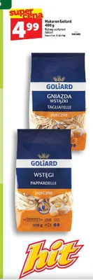 Makaron Goliard Gniazda Wstążki Tagliatelle Jajeczne promocja w TOPAZ