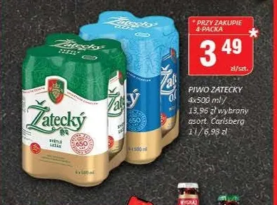 Piwo Žatecký 4-pak 500 ml promocja w Chorten