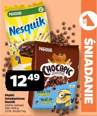 Płatki śniadaniowe Nesquik, Chocapic promocja w Netto