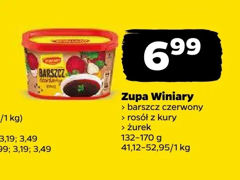 Zupa rosół z kury Winiary promocja w Netto