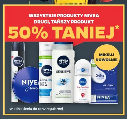 Antyperspirant roll-on Nivea Dry Comfort promocja w Netto