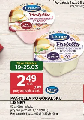 Pastella po góralsku Lisner różne rodzaje promocja w Stokrotka