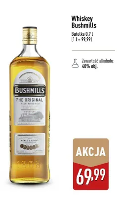 Whiskey Bushmills The Original promocja w Aldi