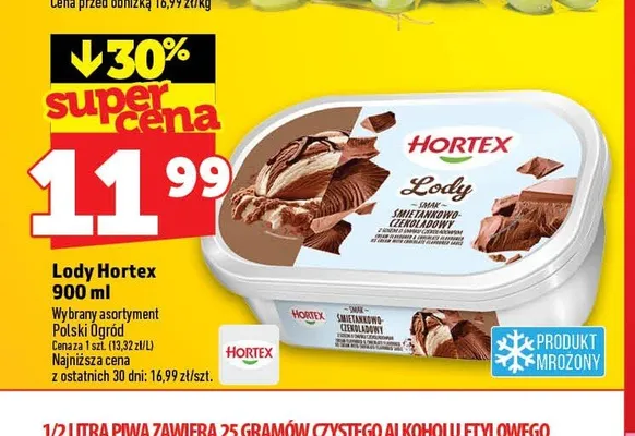 Lody Hortex promocja w TOPAZ