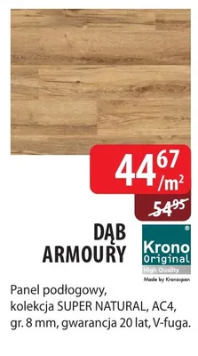 Panel podłogowy DAB ARMOURY Krono Original SUPER NATURAL, AC4, gr. 8 mm promocja w Dobre Dla Domu