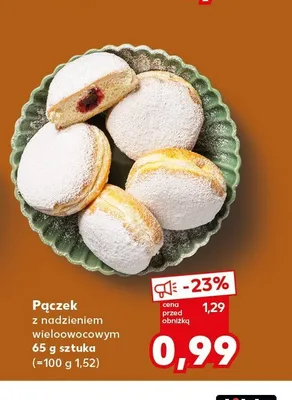 Pączek z nadzieniem wieloowocowym promocja w Kaufland