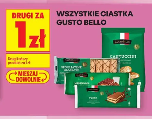 Ciastka Gusto Bello promocja w Biedronka