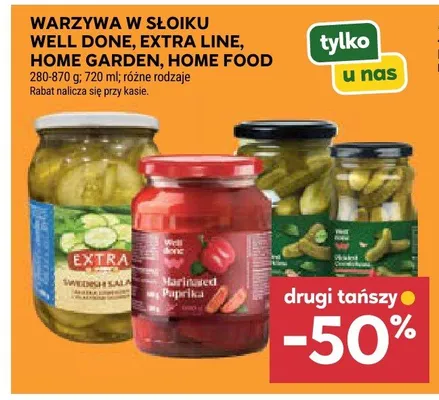 Warzywa w słoiku Well Done promocja w Stokrotka