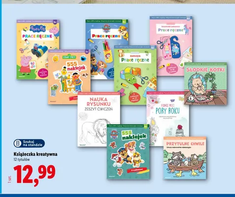 Książeczka kreatywna promocja w Lidl
