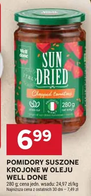 Pomidory suszone krojone w oleju promocja w Stokrotka