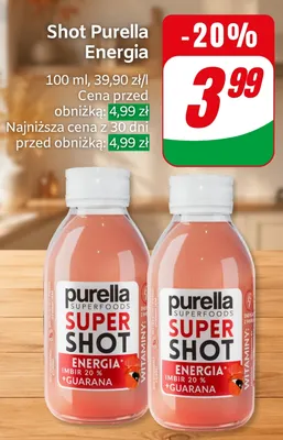 Shot Purella Energia promocja w Dino