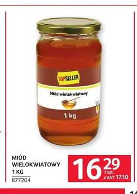 Miód wielokwiatowy Topseller promocja w Selgros