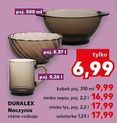 Naczynia różne rodzaje - poj. 500 ml promocja w Kaufland