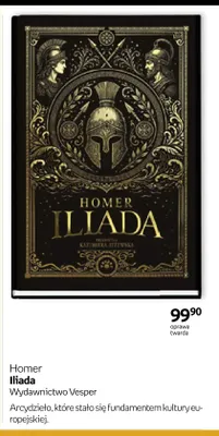Książka Iliada Homer promocja w Empik